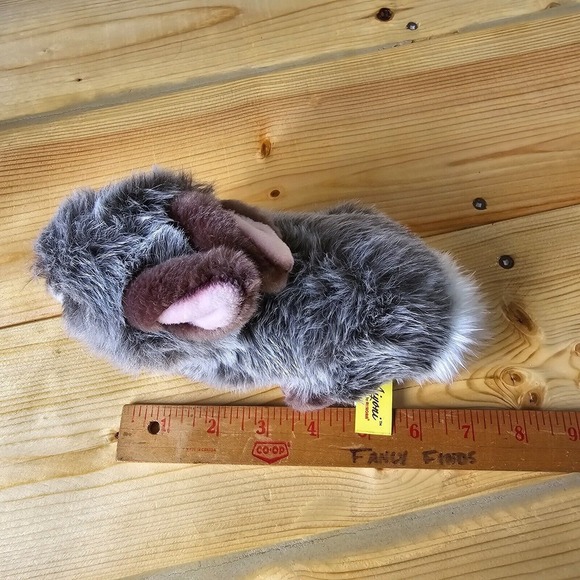 Aurora Miyoni Tots Bunny‎ Rabbit Plush 6" Gray Realistic Stuffed Animal Toy - Picture 10 of 12